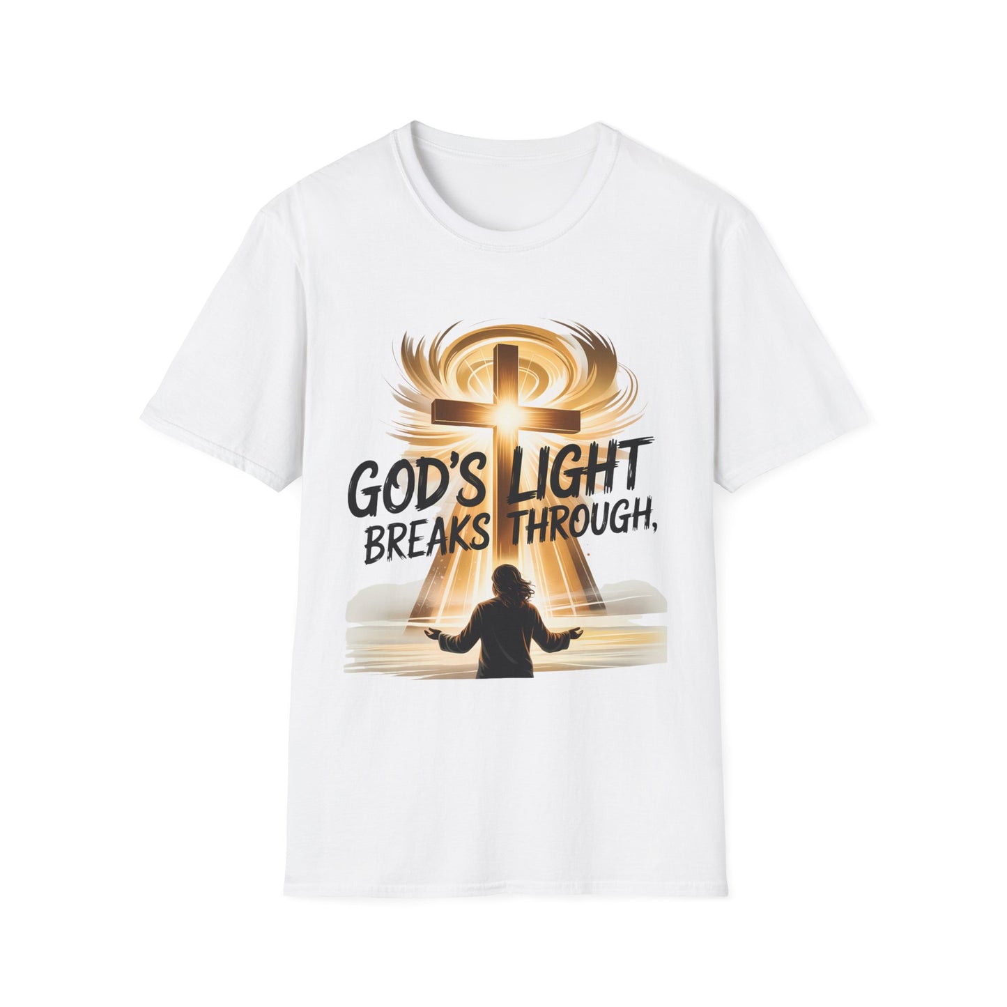 God’s Light Breaks Through Christian T-Shirt