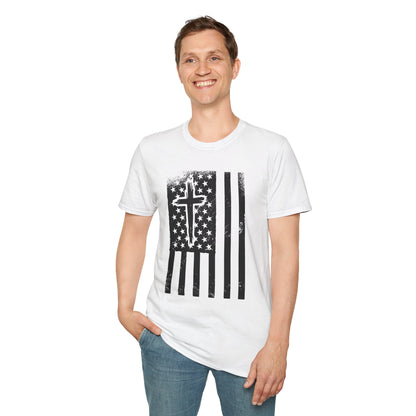 Cross And Flag Faith T-Shirt