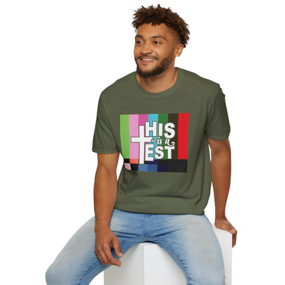 This Is A Test Retro TV Design T-Shirt