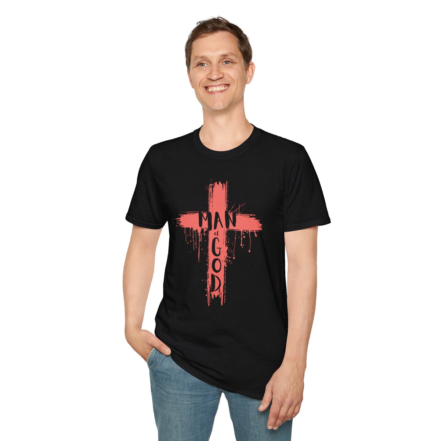 Man Of God Christian Men's T-Shirt