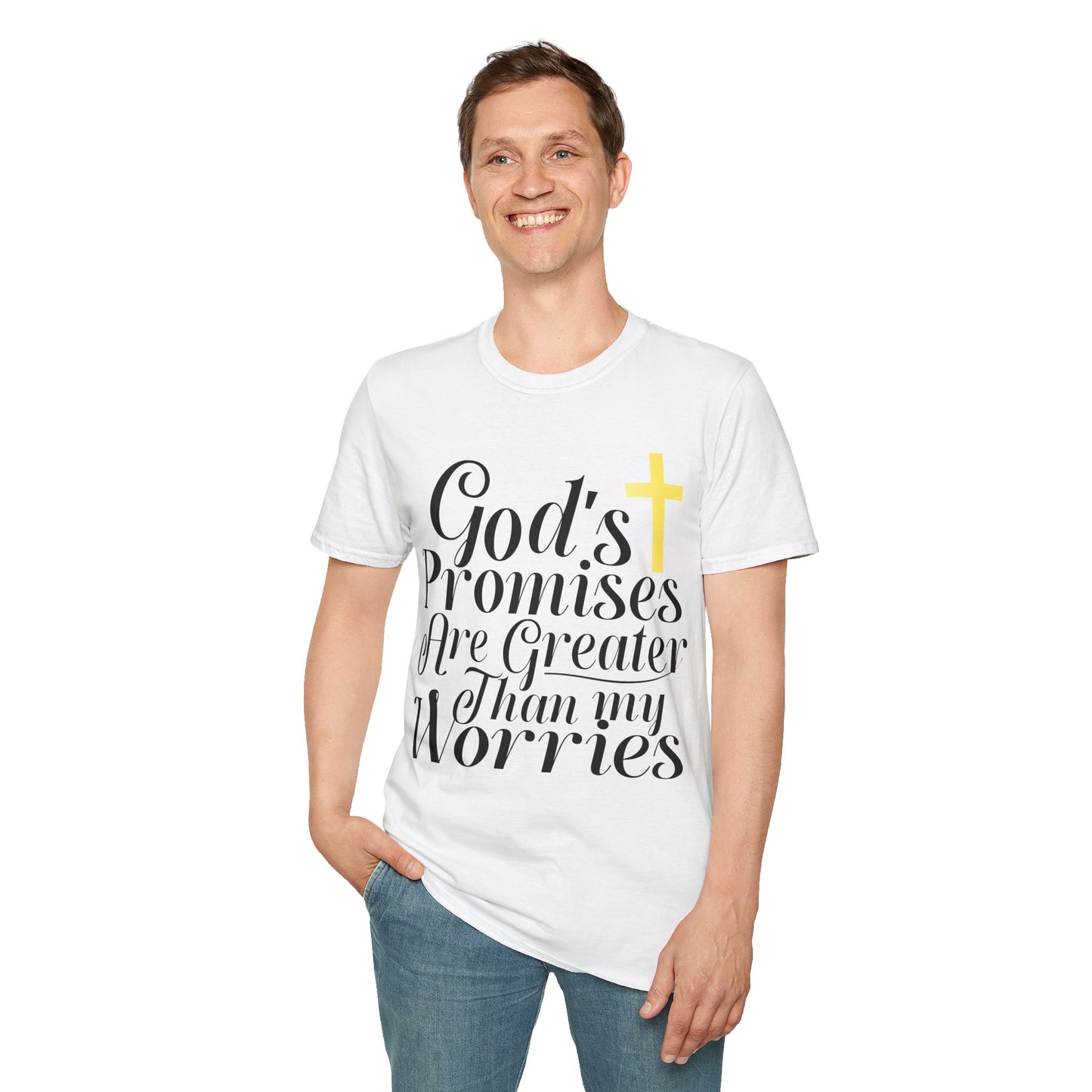 God Promises Are Greater Than My Worries Christian T-Shirt