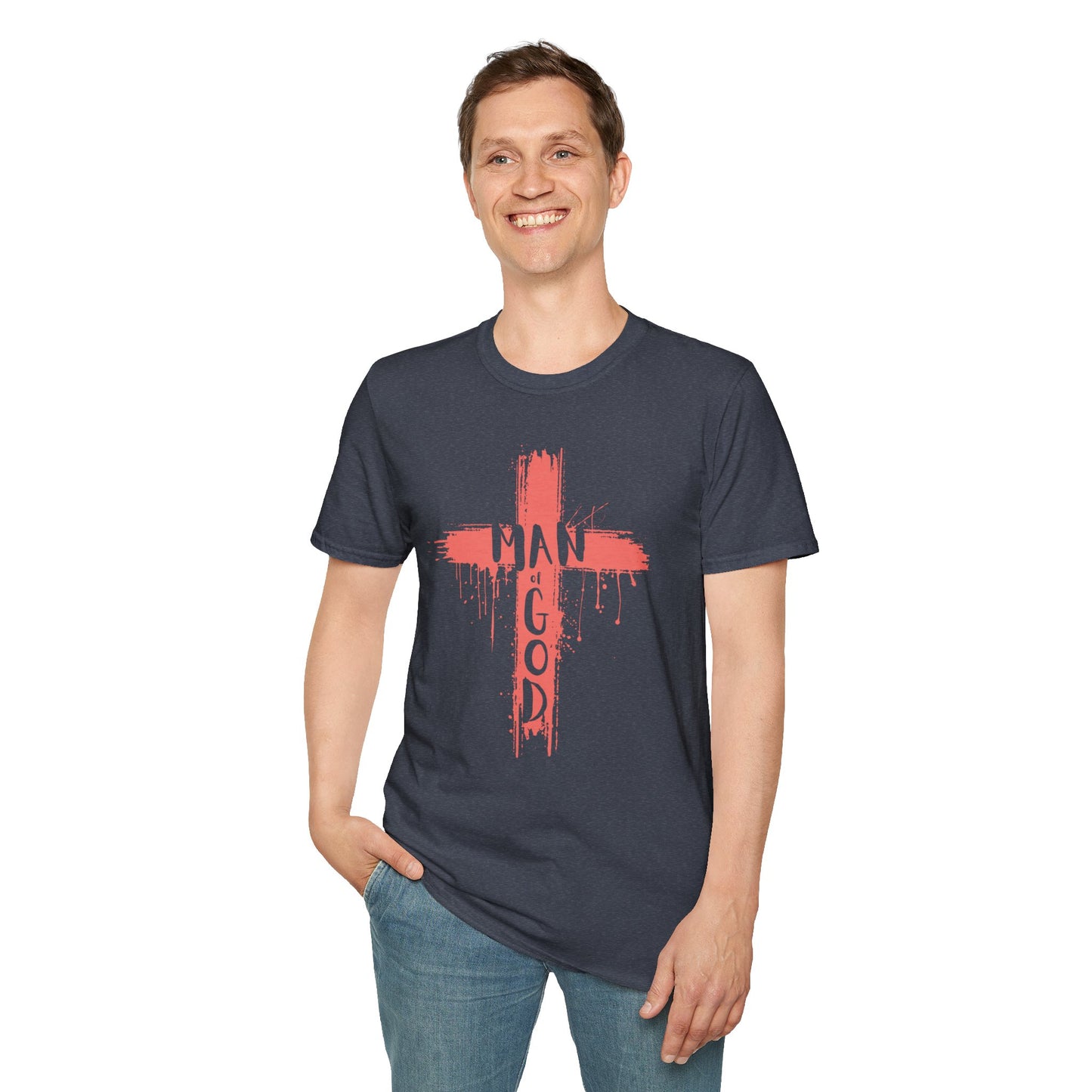 Man Of God Christian Men's T-Shirt