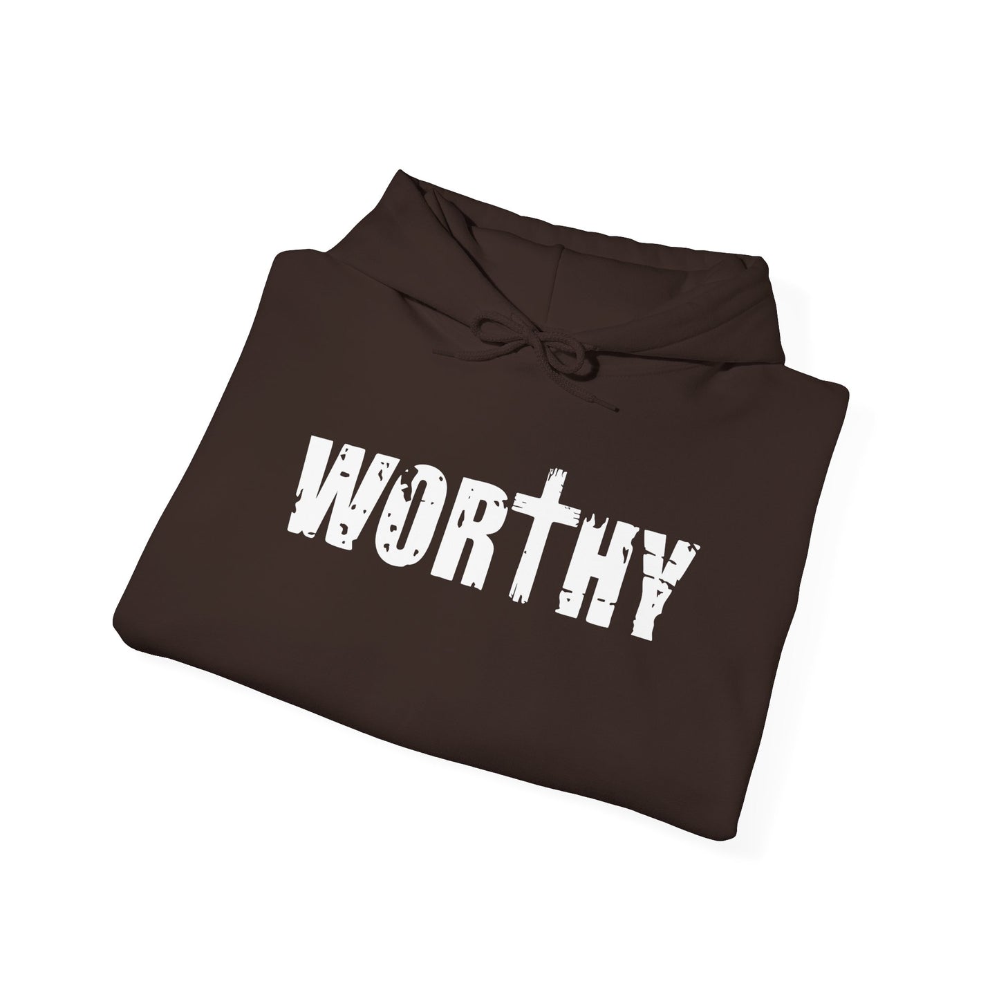 Worthy Inspirational Christian Hoodie — Faith-Based Scripture Sweatshirt