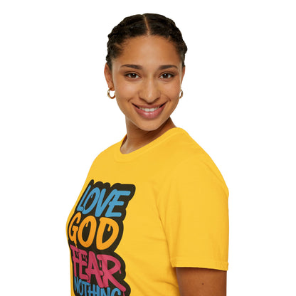 Love God Fear Nothing 90s Style T-Shirt