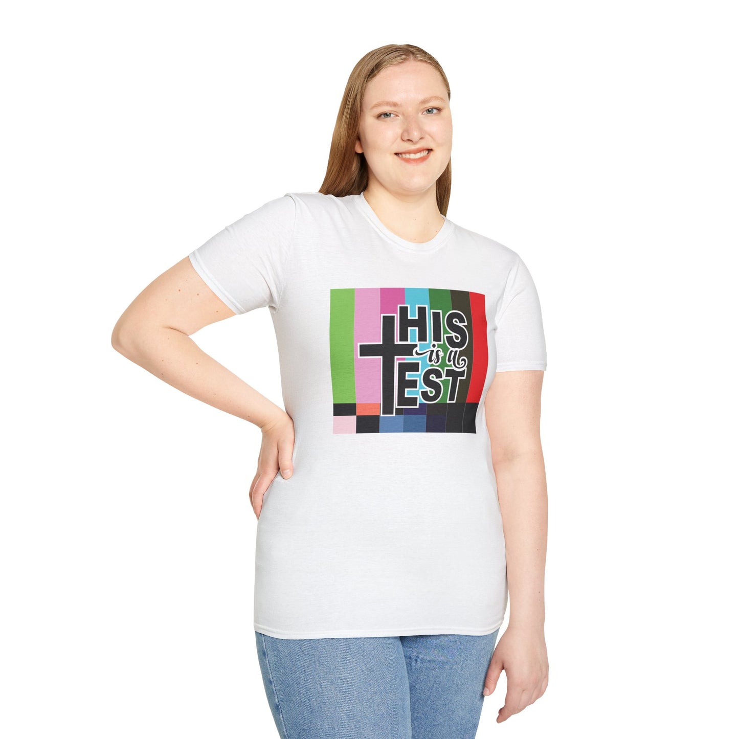 This Is A Test Retro TV Design T-Shirt