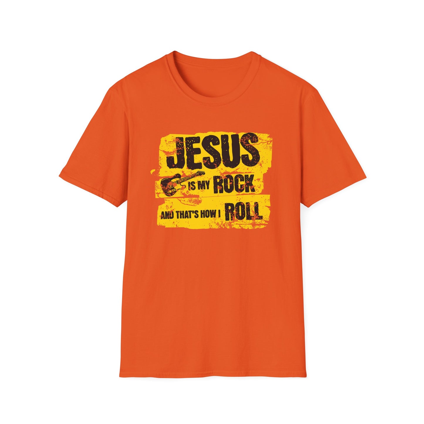 Jesus Is My Rock And That’s How I Roll - 90s Grunge Design T-Shirt
