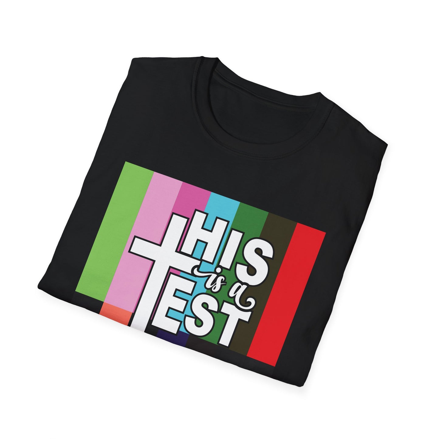 This Is A Test Retro TV Design T-Shirt
