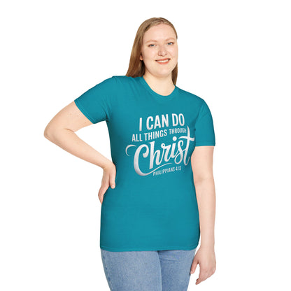 I Can Do All Things Through Christ - Philippians 4:13 T-Shirt