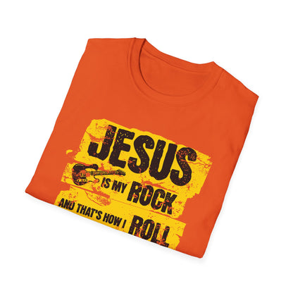 Jesus Is My Rock And That’s How I Roll - 90s Grunge Design T-Shirt