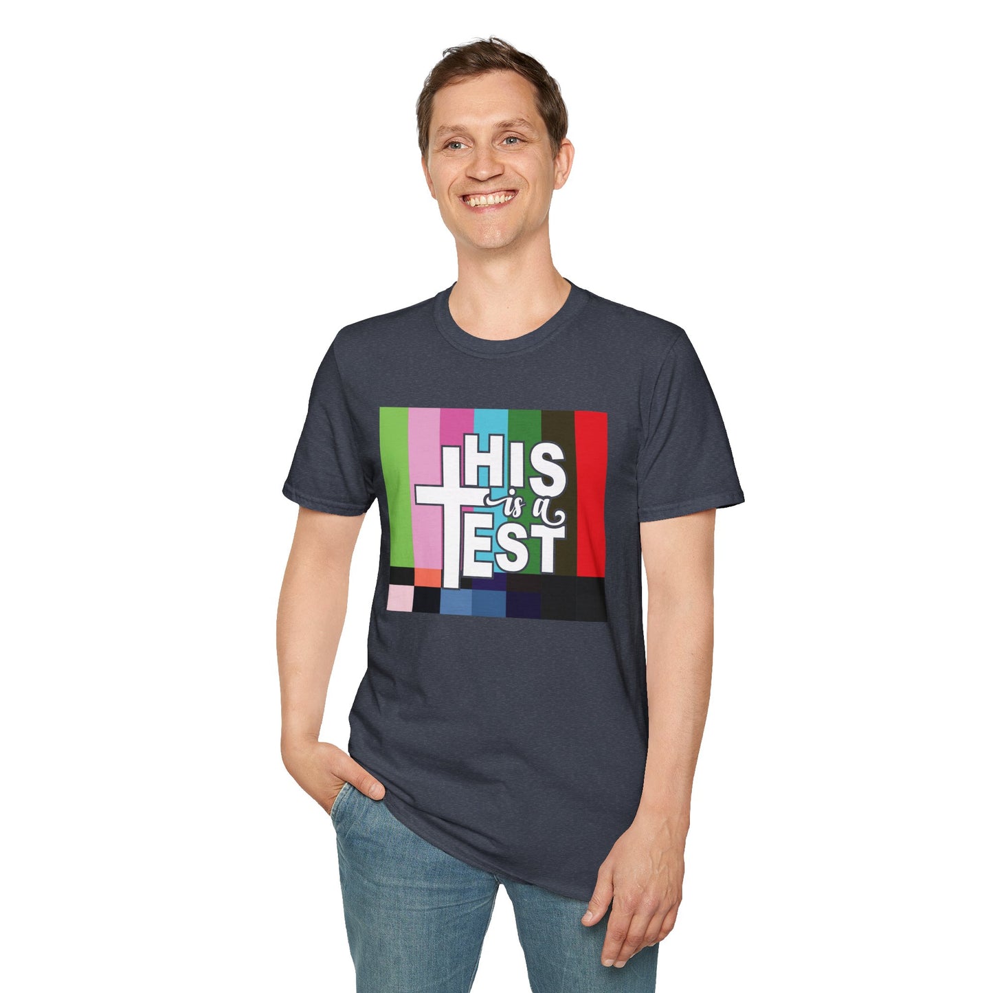 This Is A Test Retro TV Design T-Shirt