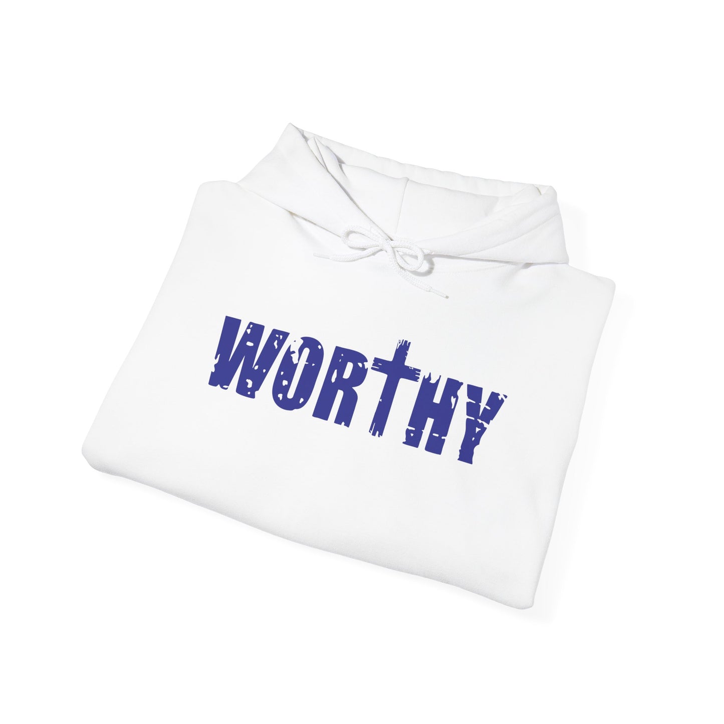 Worthy Inspirational Christian Hoodie — Faith-Based Scripture Sweatshirt