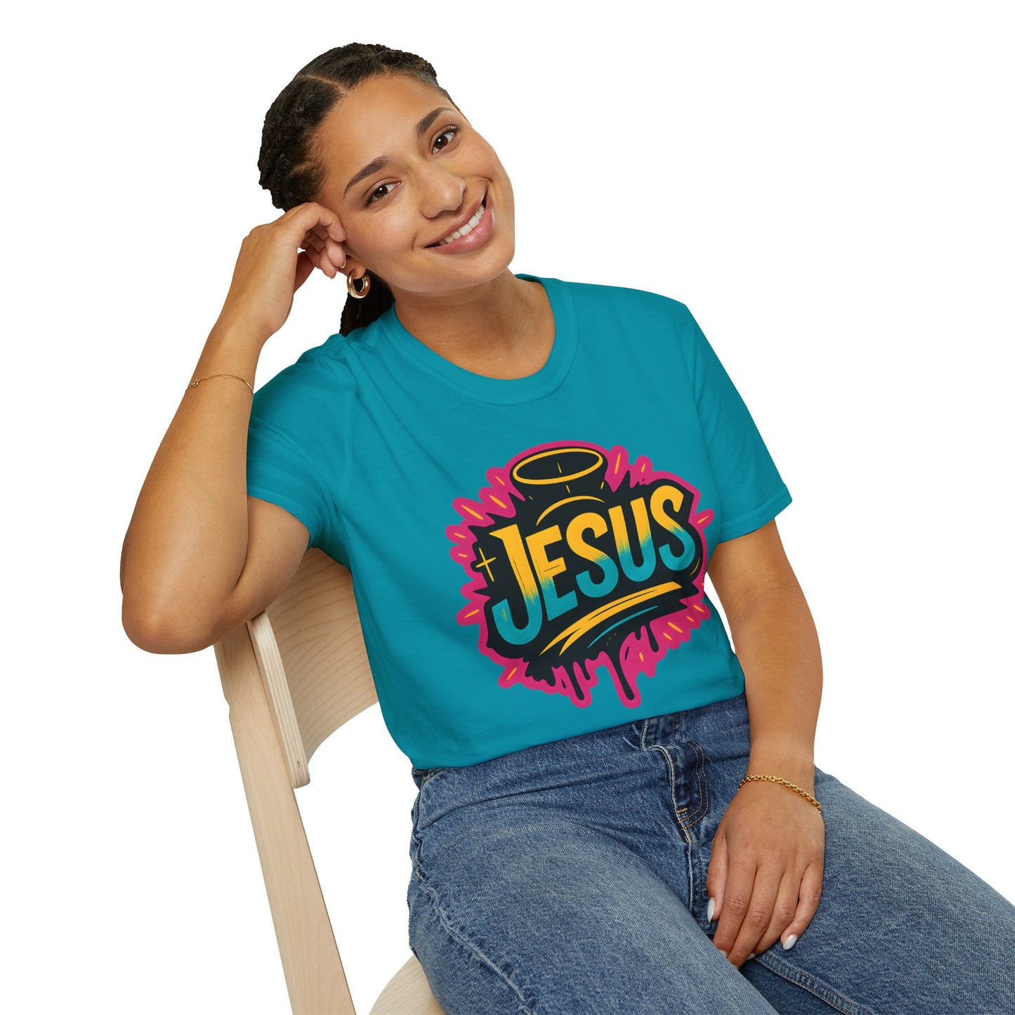 Jesus 90s Stype T-Shirt