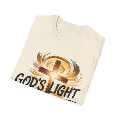 God’s Light Breaks Through Christian T-Shirt