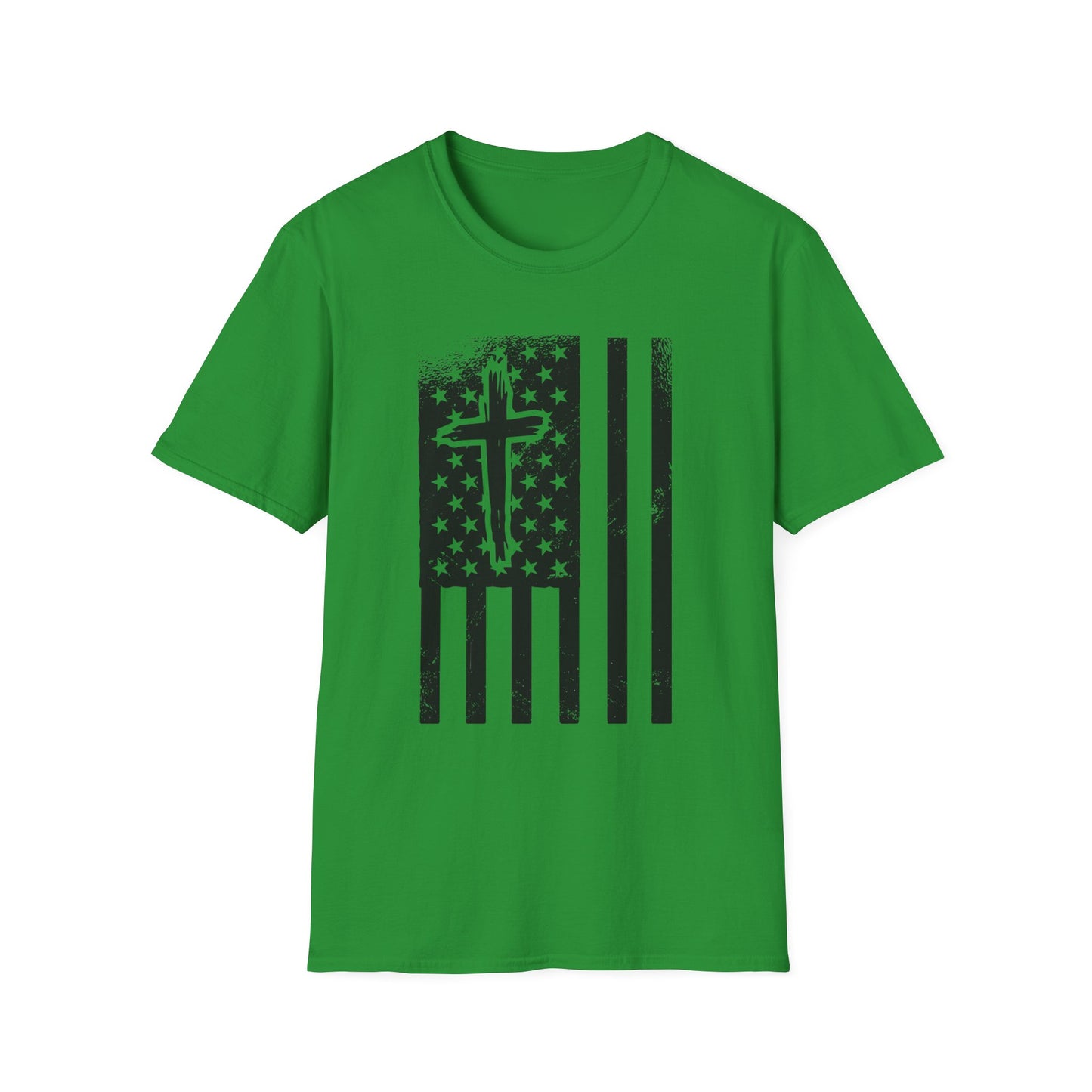 Cross And Flag Faith T-Shirt