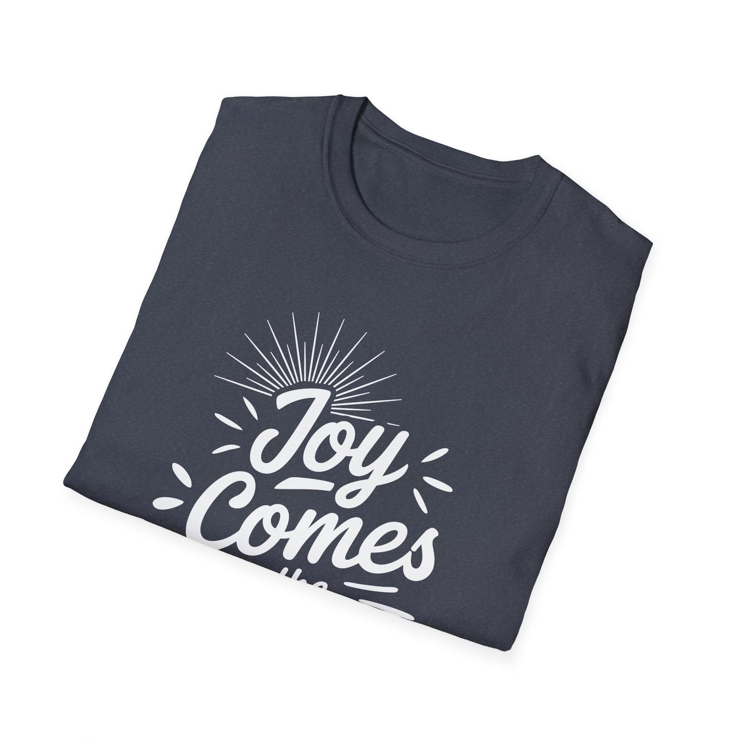 Joy Comes In The Morning - Psalm 30:5 Bible Verse T-Shirt