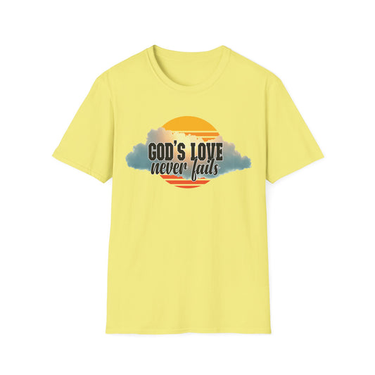 God’s Love Never Fails T-Shirt