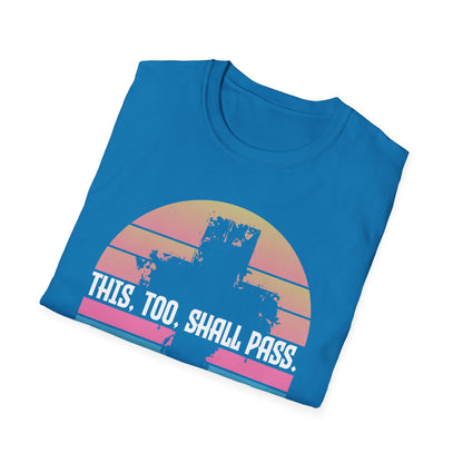 This Too Shall Pass - Retro Design Bible Verse T-Shirt