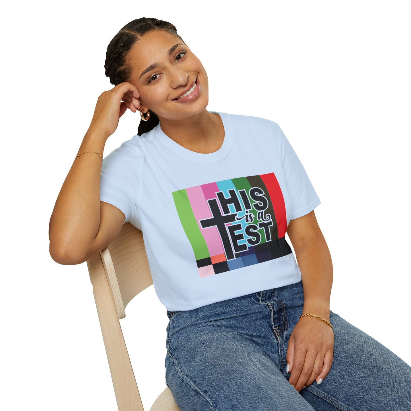 This Is A Test Retro TV Design T-Shirt