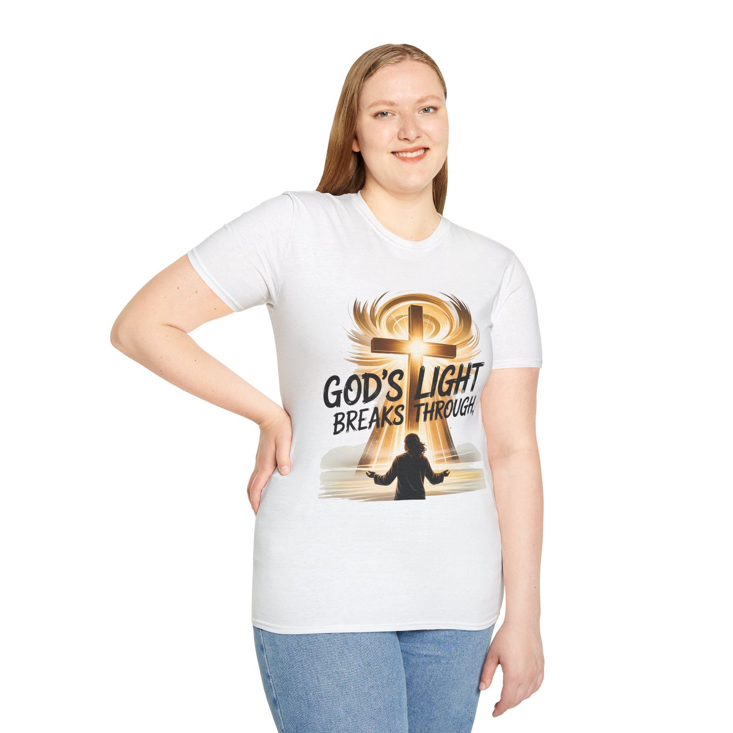 God’s Light Breaks Through Christian T-Shirt