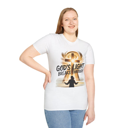 God’s Light Breaks Through Christian T-Shirt