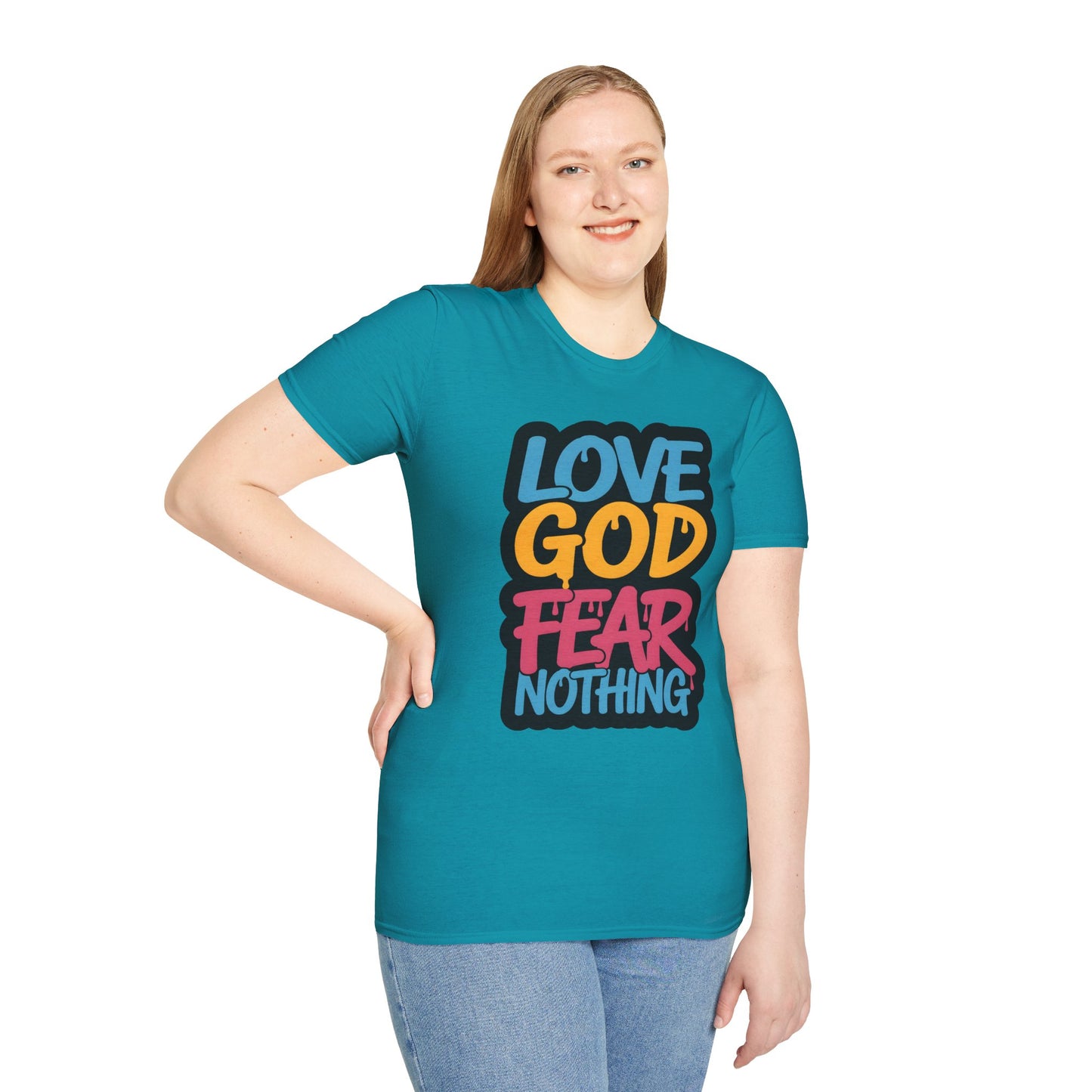 Love God Fear Nothing 90s Style T-Shirt