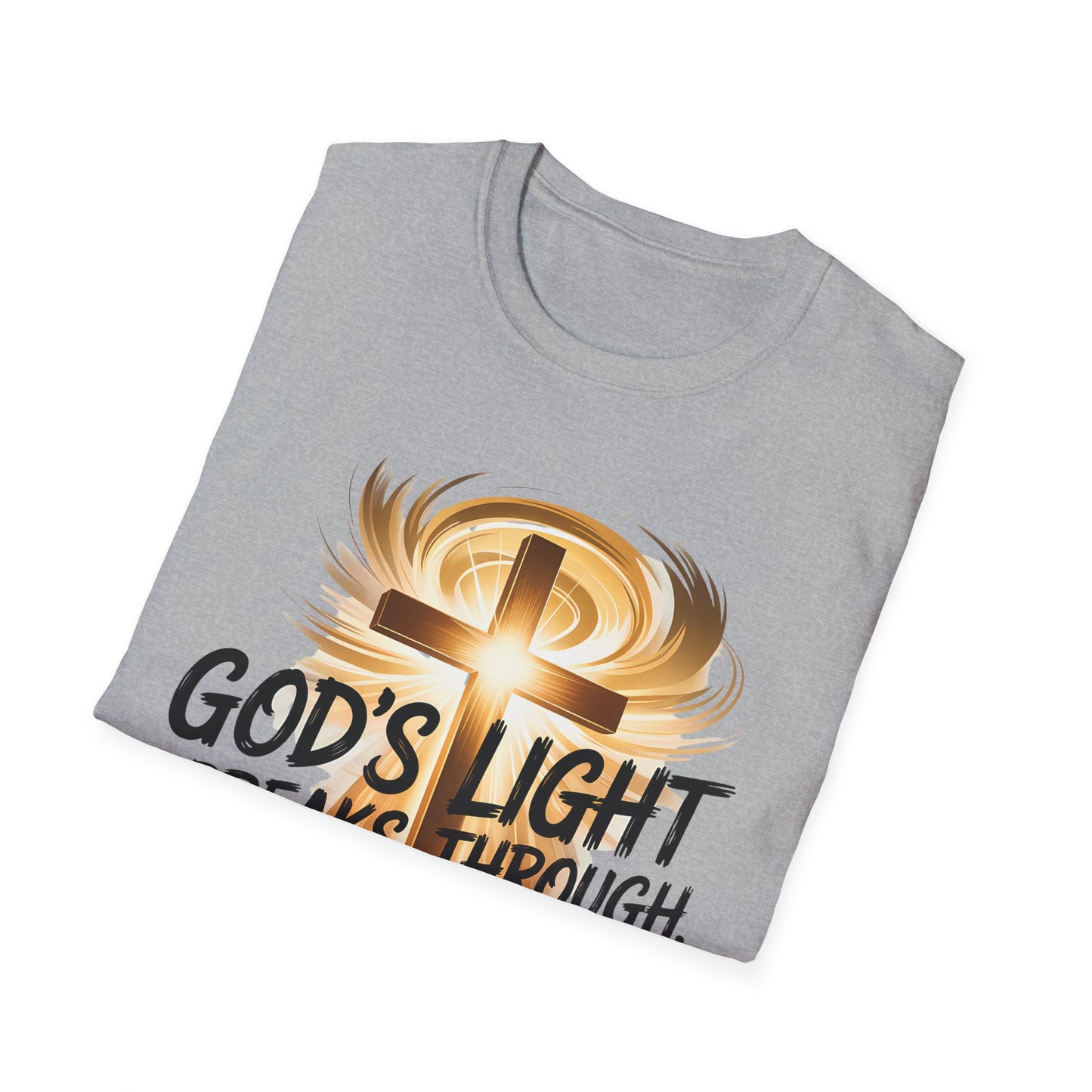 God’s Light Breaks Through Christian T-Shirt