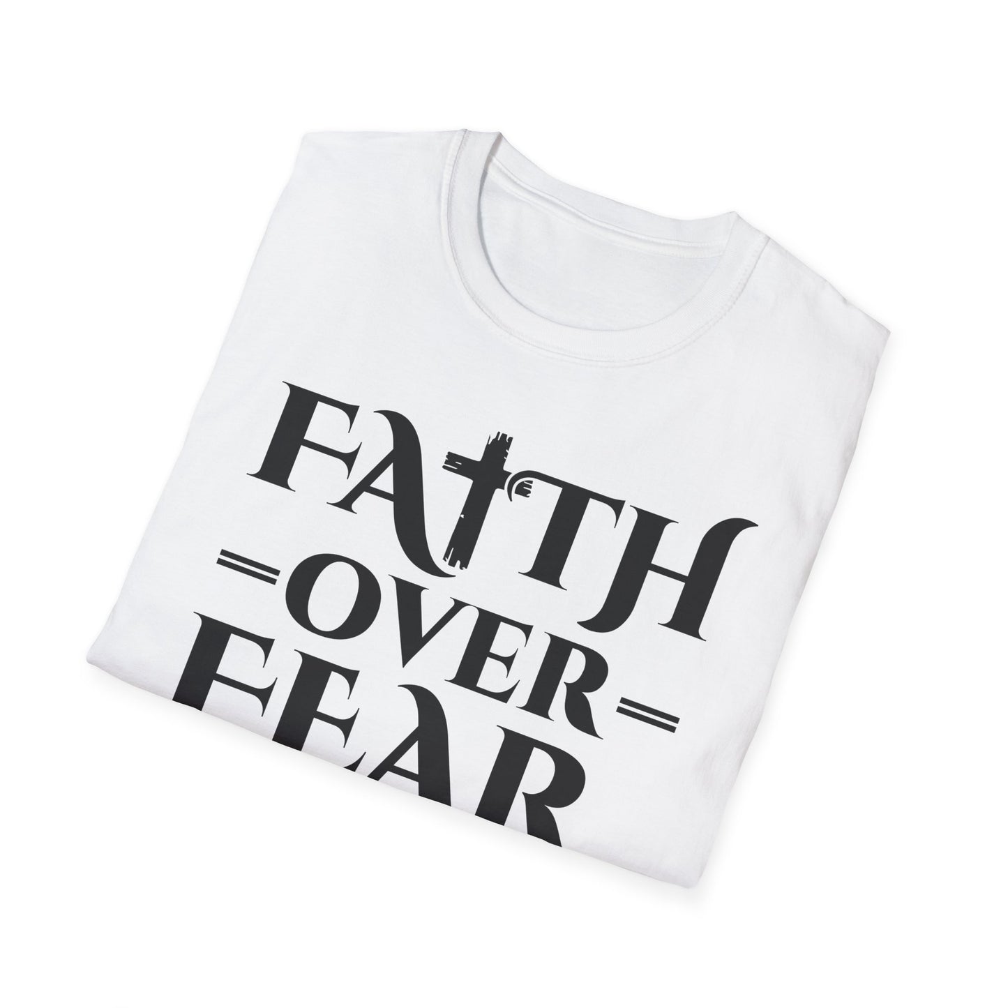 Faith Over Fear T-Shirt - Psalm 118:6 Bible Verse T-Shirt