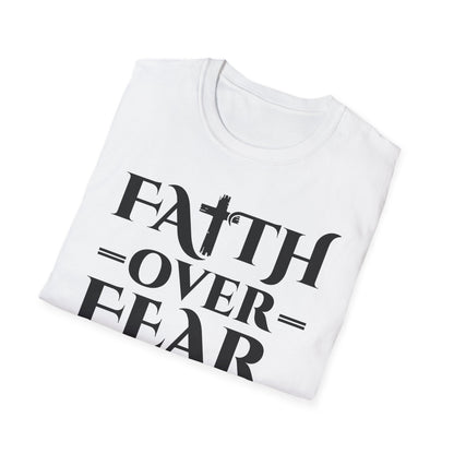 Faith Over Fear T-Shirt - Psalm 118:6 Bible Verse T-Shirt