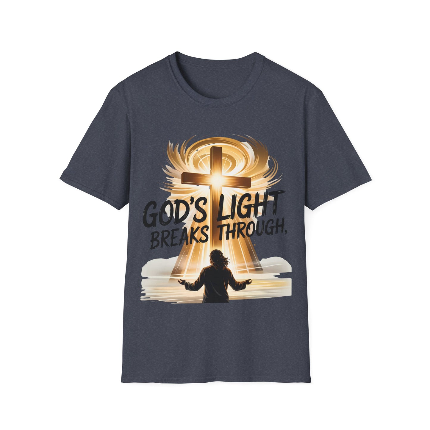 God’s Light Breaks Through Christian T-Shirt