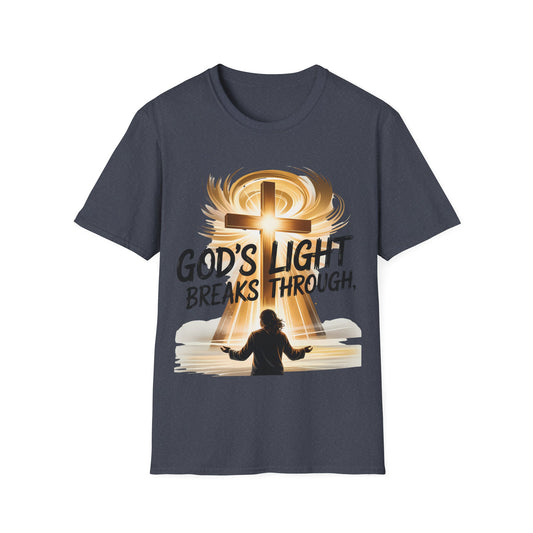 God’s Light Breaks Through Christian T-Shirt