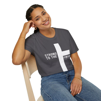 Strong to the Finish 2 Timothy 4:7 T-Shirt
