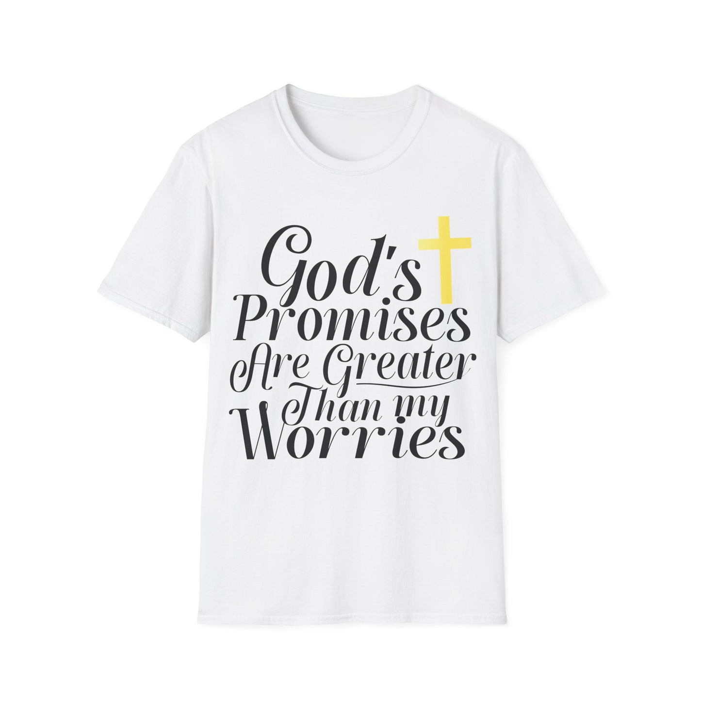 God Promises Are Greater Than My Worries Christian T-Shirt
