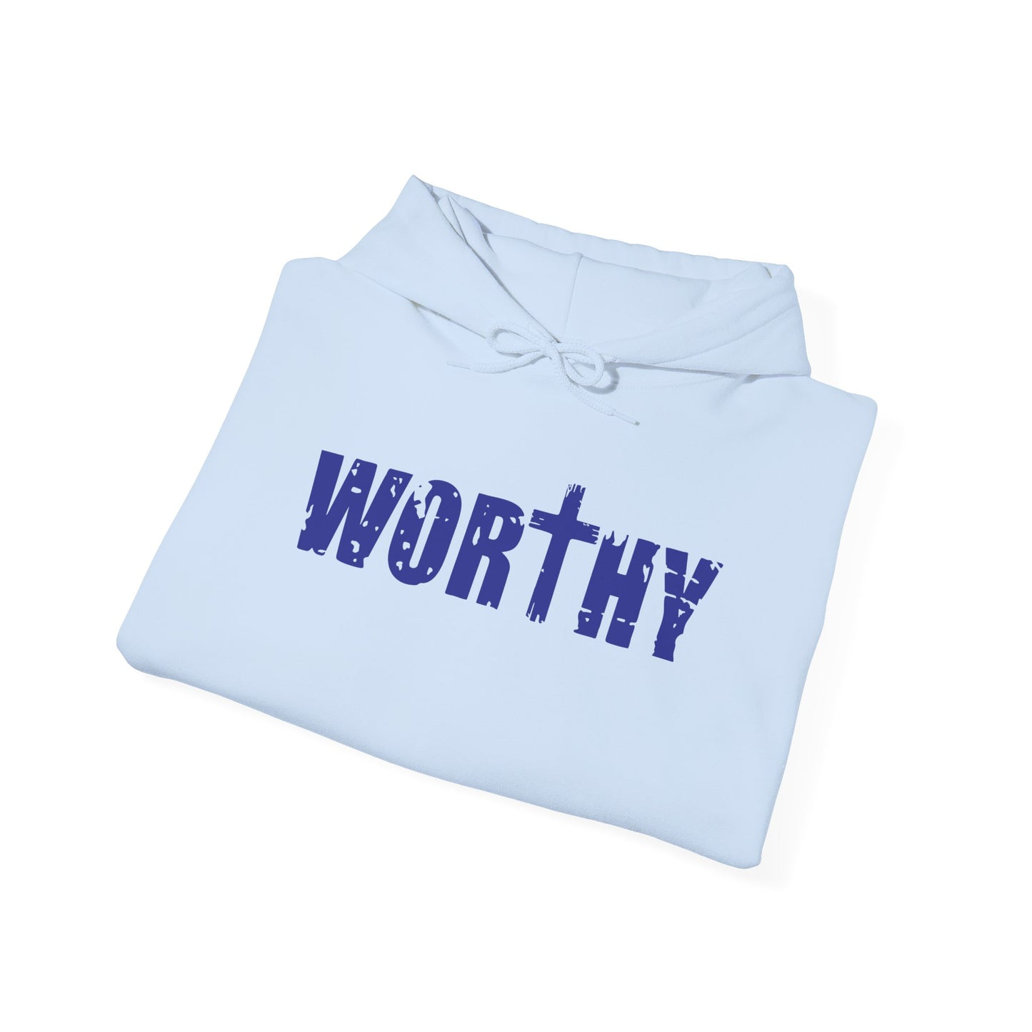 Worthy Inspirational Christian Hoodie — Faith-Based Scripture Sweatshirt