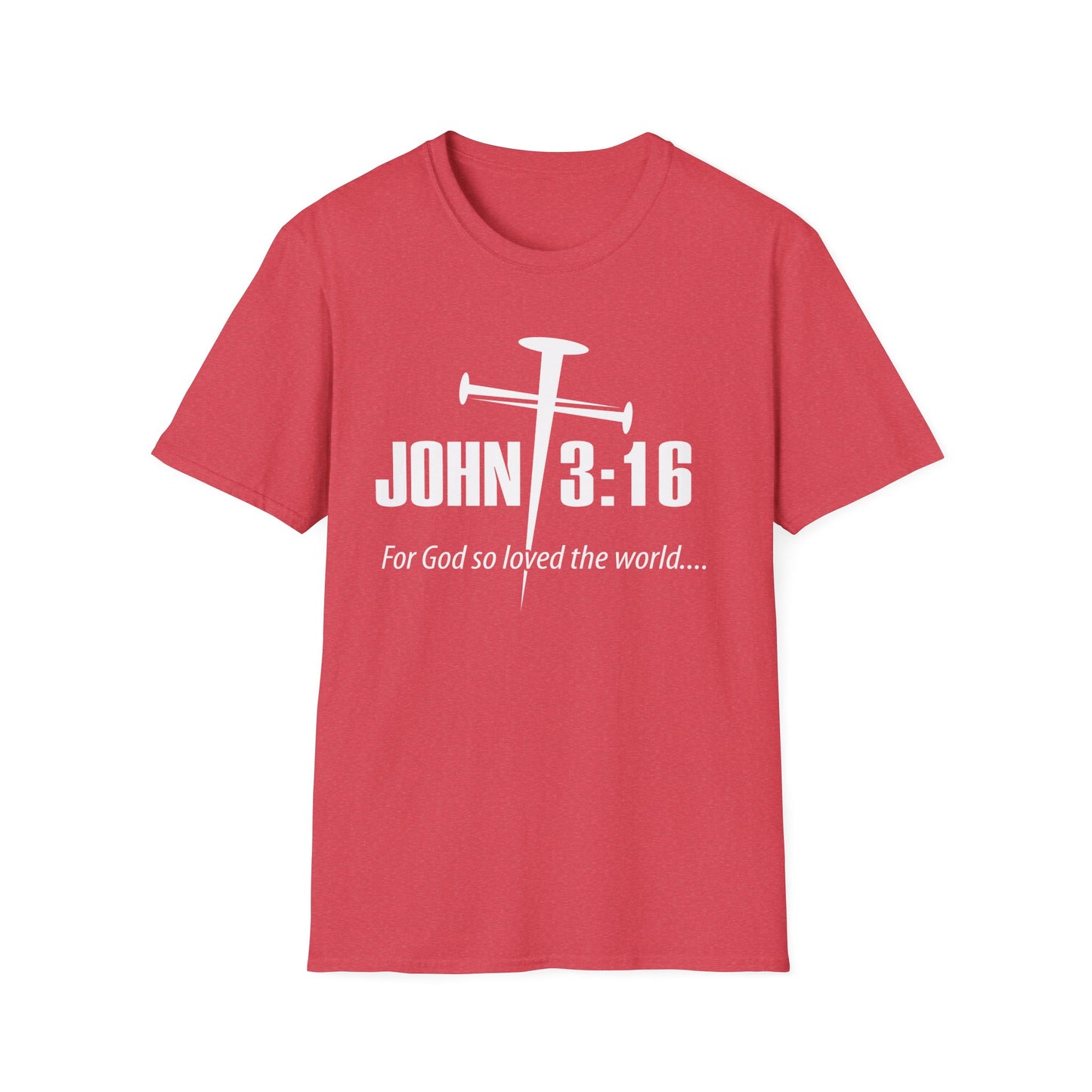 John 3:16 Nail Cross T-Shirt