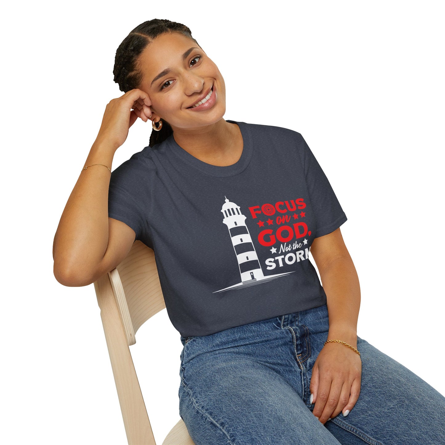 Focus On God, Not The Storm T-Shirt