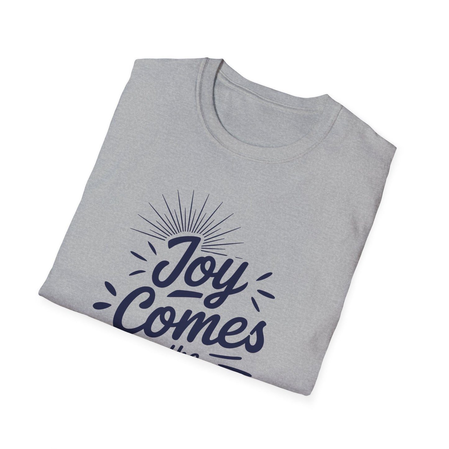 Joy Comes In The Morning - Psalm 30:5 Bible Verse T-Shirt