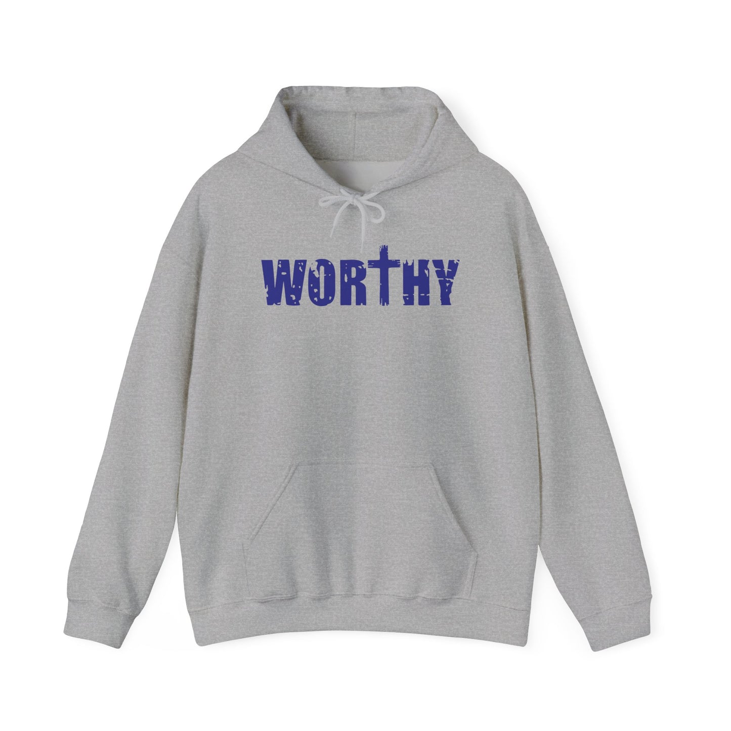 Worthy Inspirational Christian Hoodie — Faith-Based Scripture Sweatshirt