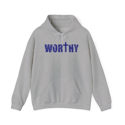 Worthy Inspirational Christian Hoodie — Faith-Based Scripture Sweatshirt