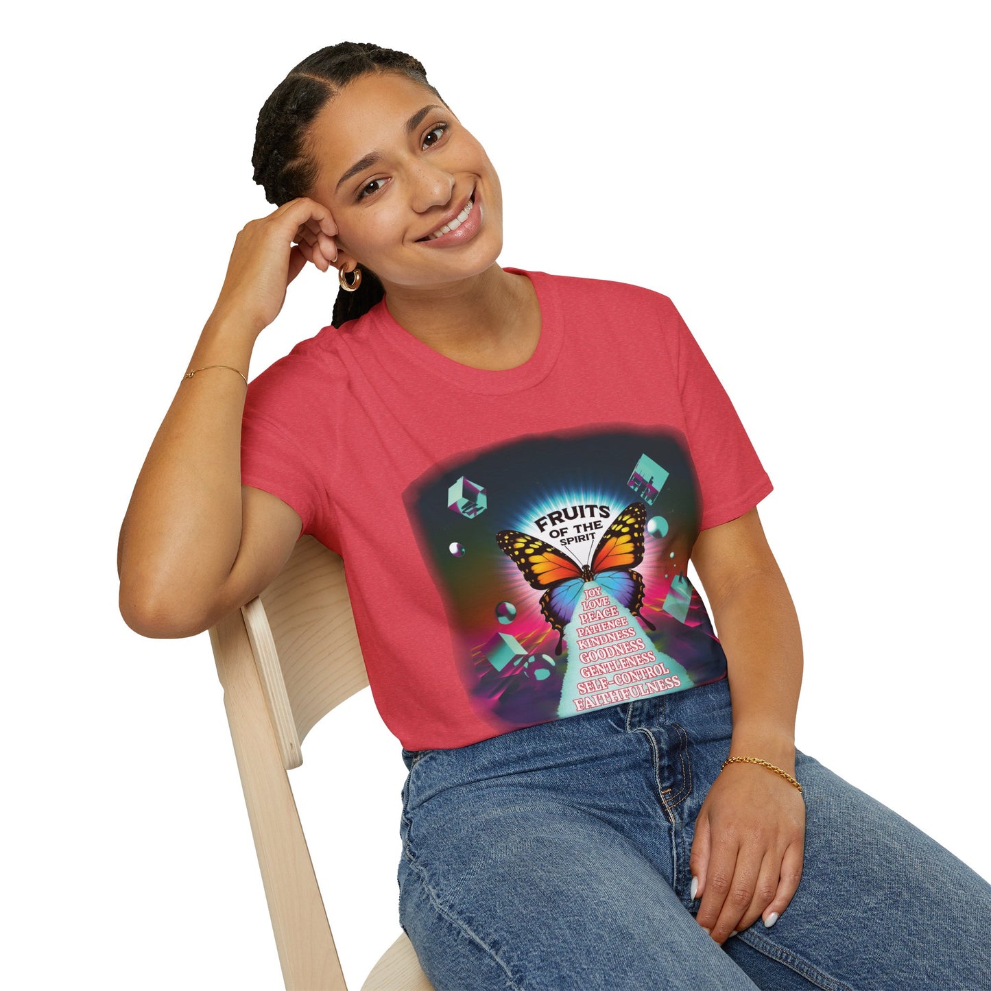 Fruits Of The Spirit Retro Design T-Shirt