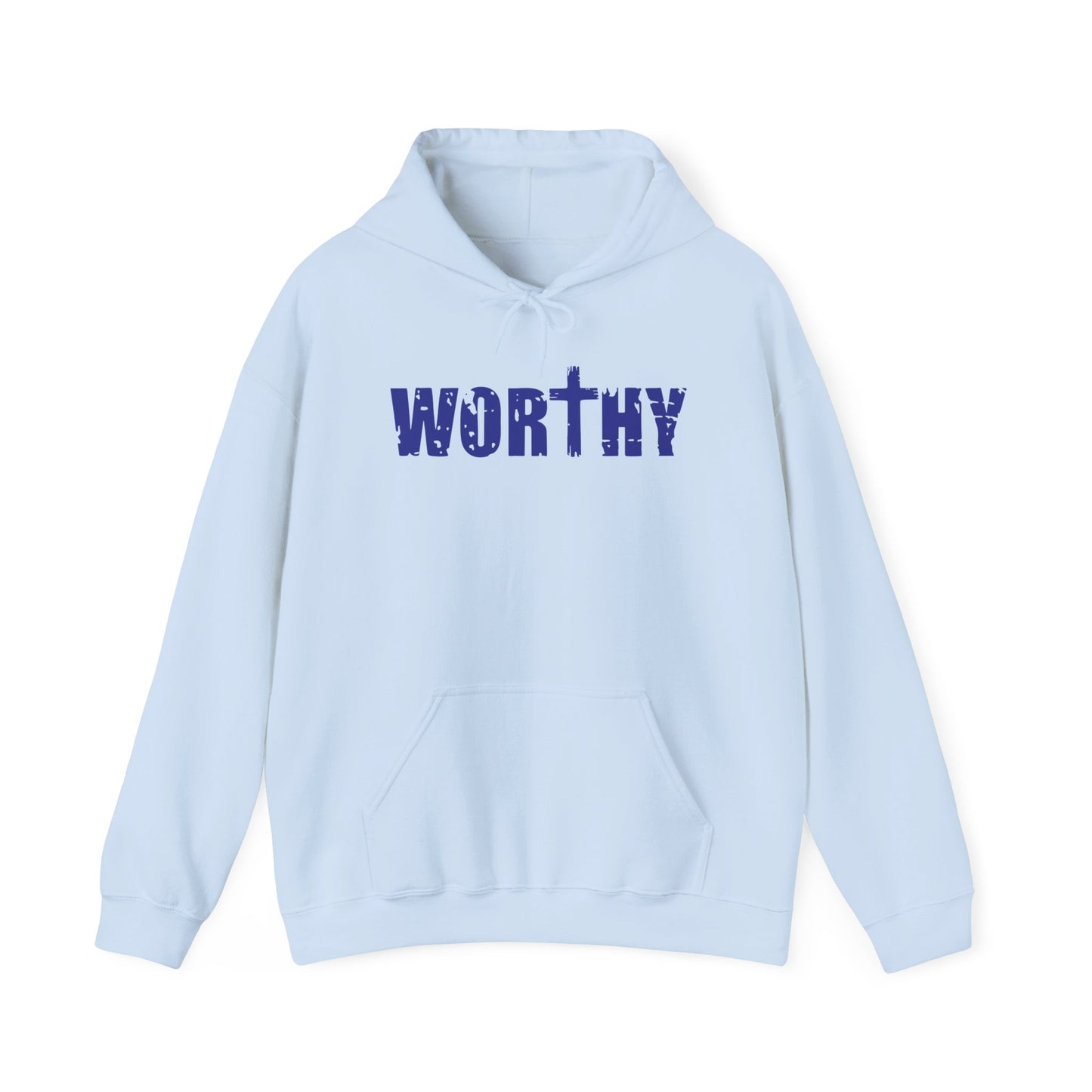Worthy Inspirational Christian Hoodie — Faith-Based Scripture Sweatshirt
