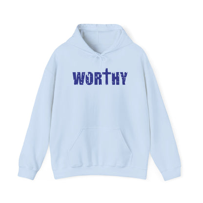 Worthy Inspirational Christian Hoodie — Faith-Based Scripture Sweatshirt