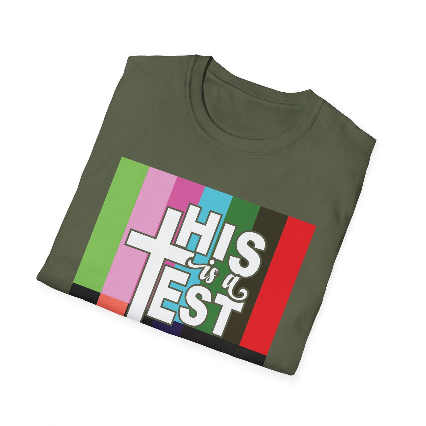 This Is A Test Retro TV Design T-Shirt