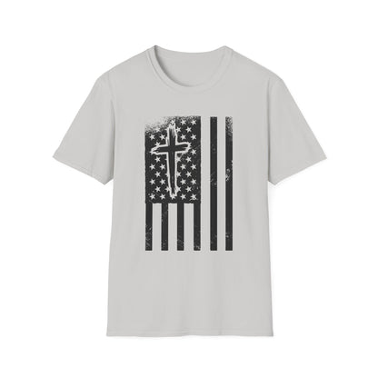 Cross And Flag Faith T-Shirt