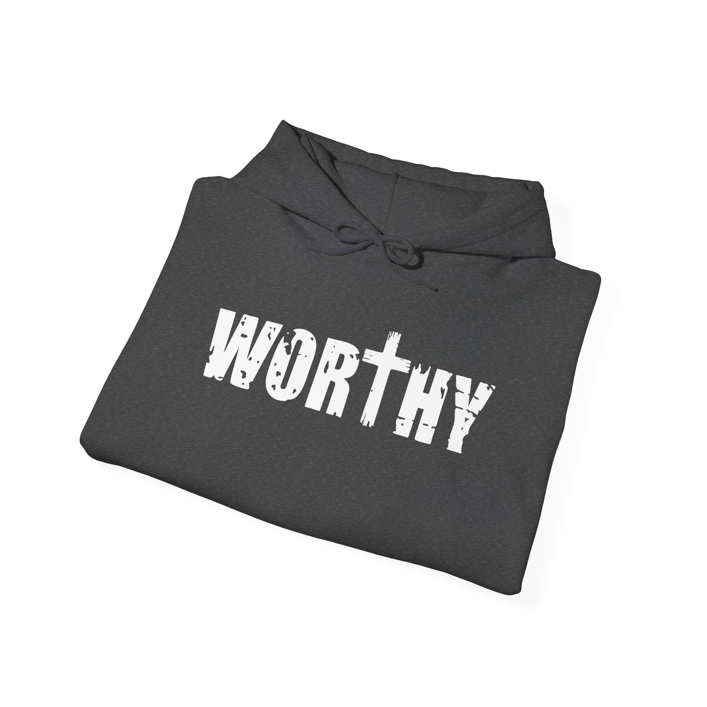 Worthy Inspirational Christian Hoodie — Faith-Based Scripture Sweatshirt