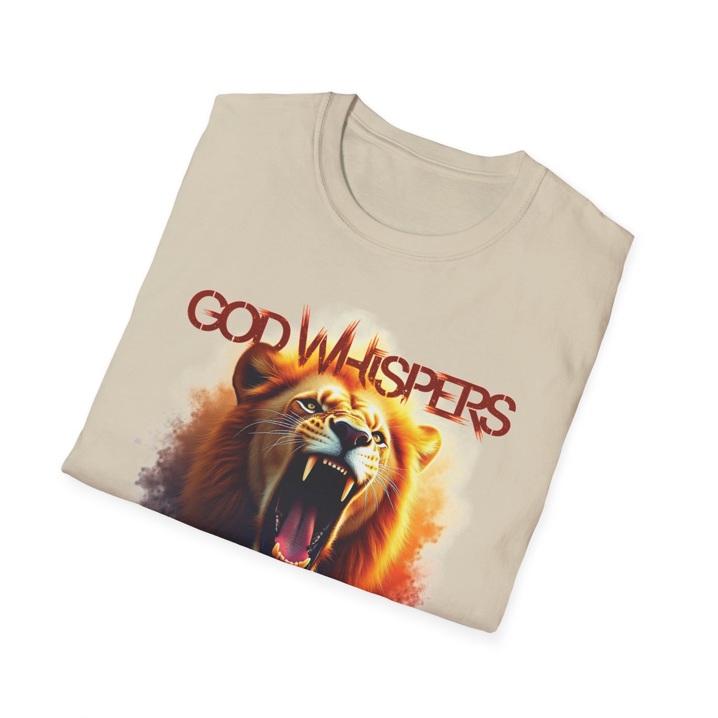 God Whispers Then I Roar Lion Of Zion T-Shirt