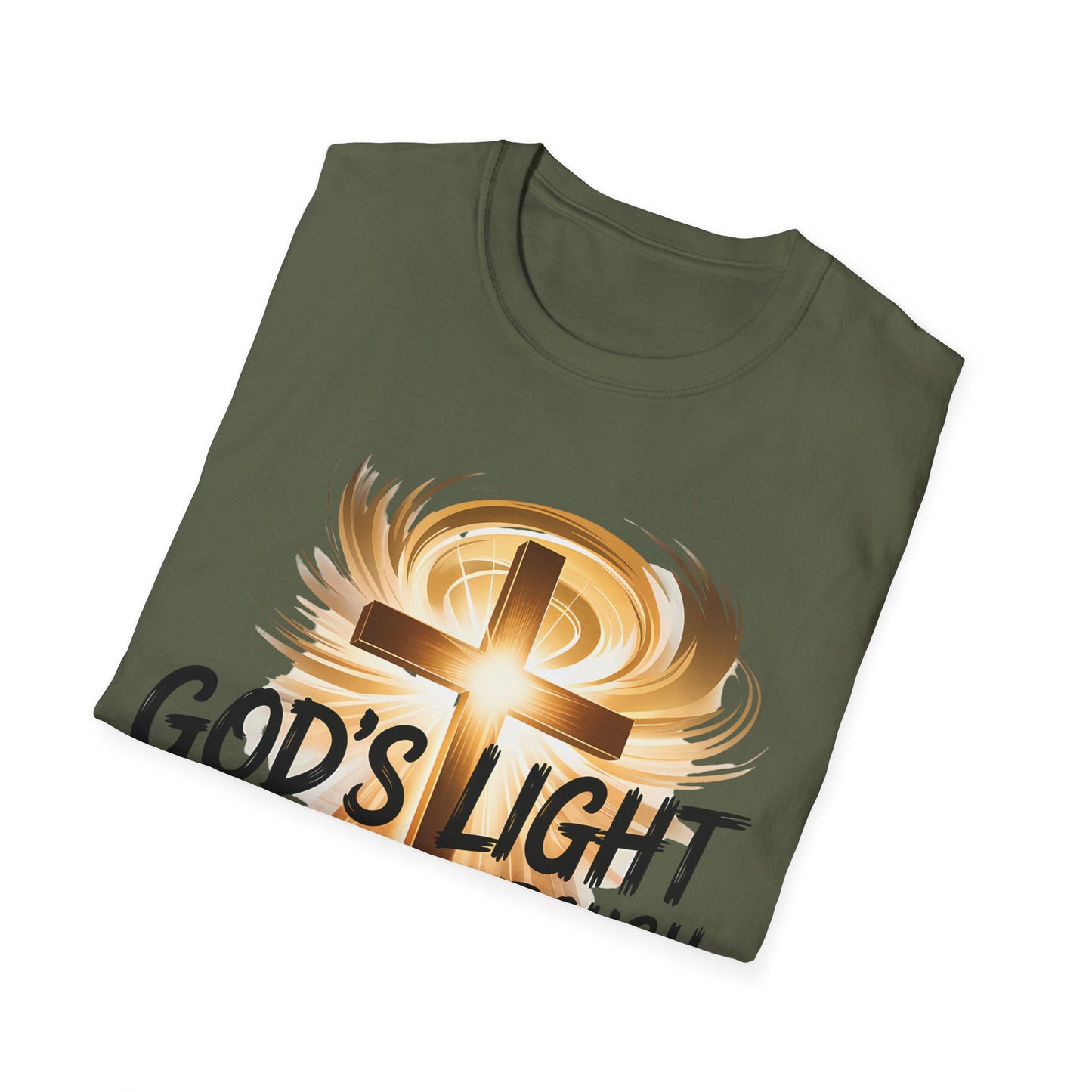 God’s Light Breaks Through Christian T-Shirt