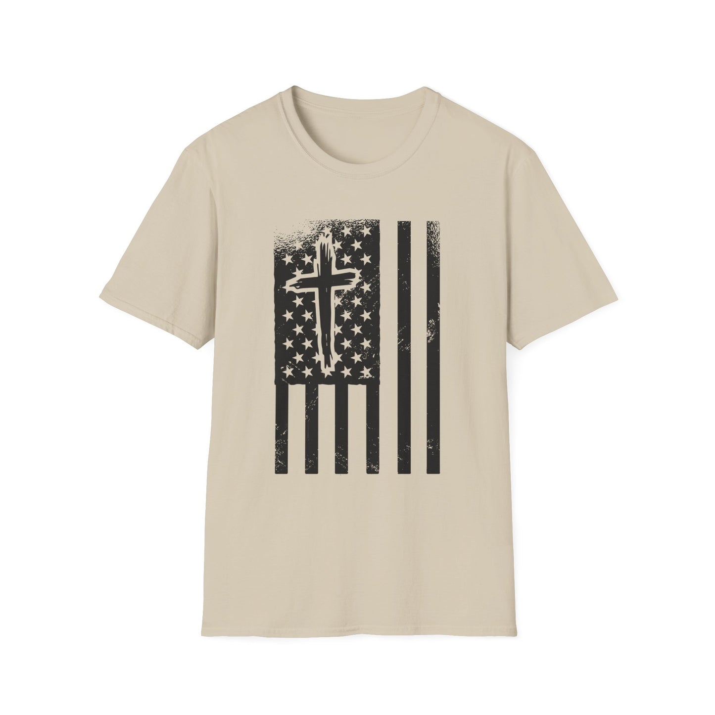 Cross And Flag Faith T-Shirt