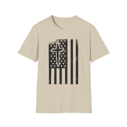 Cross And Flag Faith T-Shirt