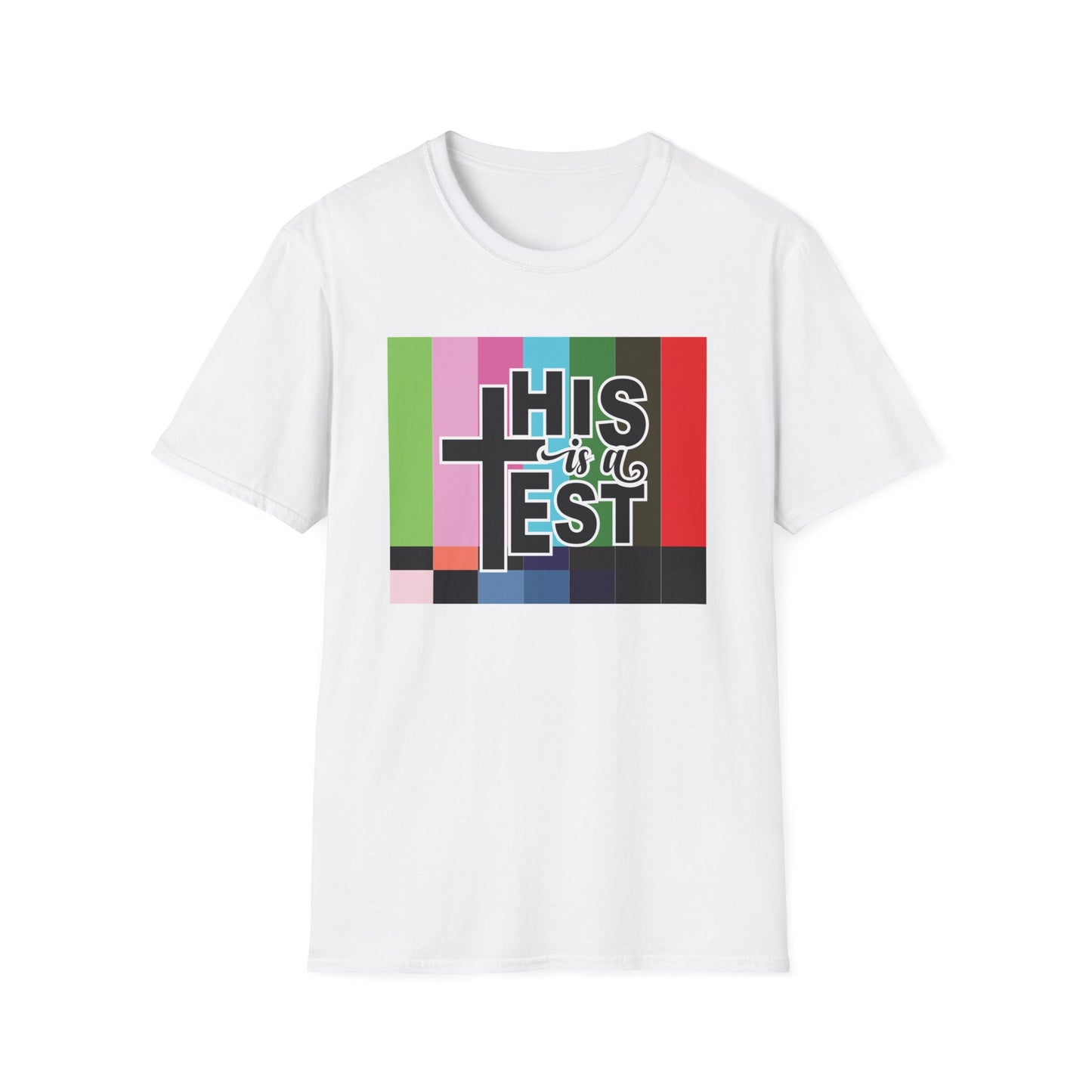 This Is A Test Retro TV Design T-Shirt