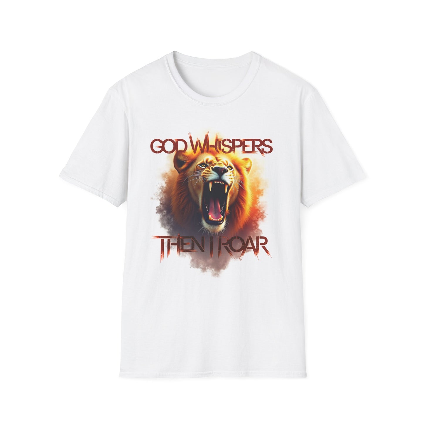 God Whispers Then I Roar Lion Of Zion T-Shirt